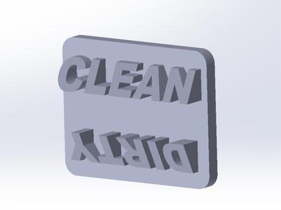 Simple Dishwasher Clean/Dirty Indicator