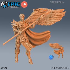Half Angel Paladin Spear / Heavenly Warrior / Angelic Guardian / Cloud Hero