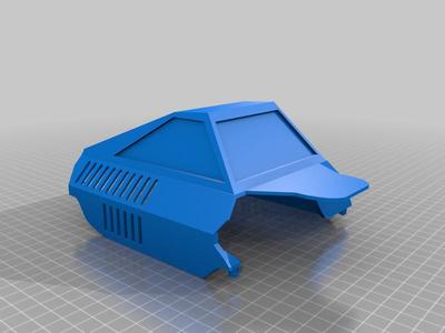 Roof-top/Window for Chassis cover Proto36 RC CAR