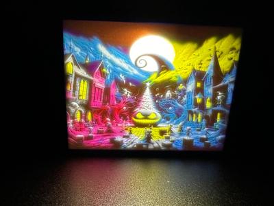 Nightmare Before Christmas Lithophane