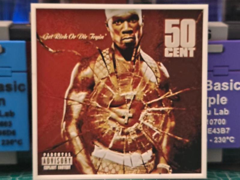 50 Cent "Get Rich or Die Tryin'" Album - Hueforge