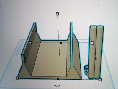 Spool holder and storage for 1KG spools
