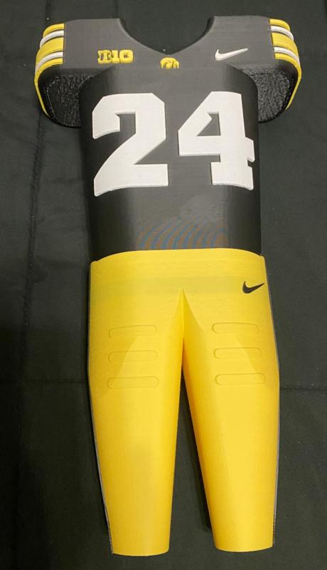 Iowa Hawkeye Football Uniform
