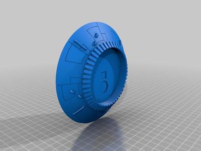 NCC-1701-D Enterprise Warp Core Reactor (Matter injector top cut in half), all from CrazyJ's original.