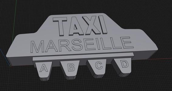 Taxi sign