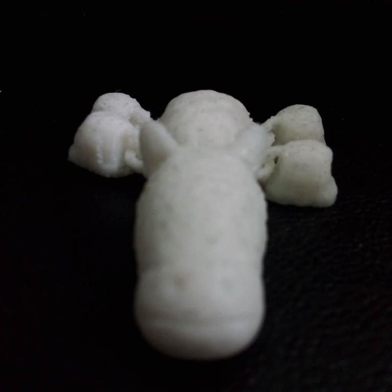 articulated lambcow keychain and toy