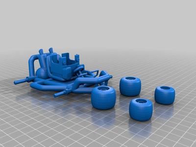 Lego Mario Kart one piece print