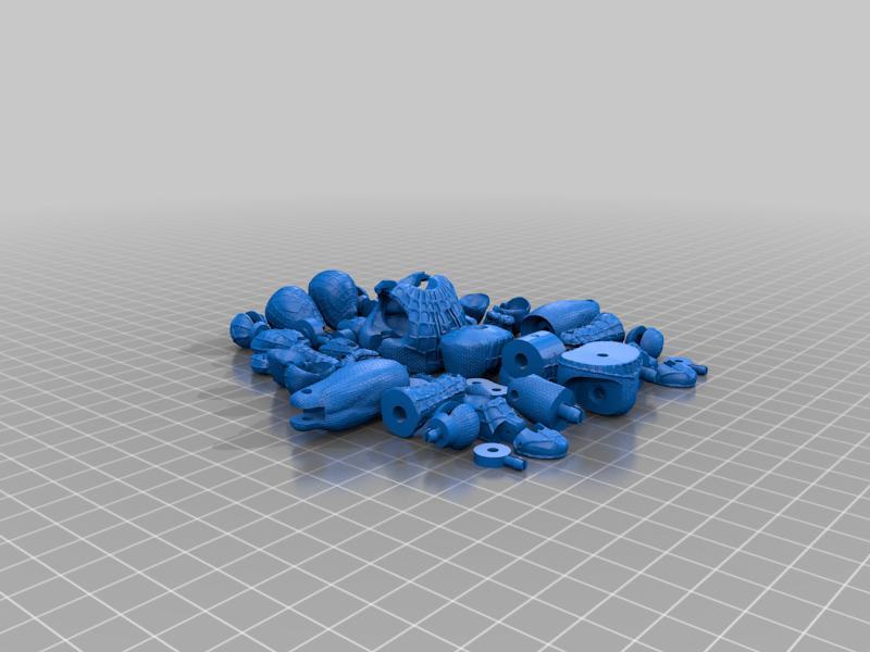 spider-man superposable figure by CardboardManpropsDIY