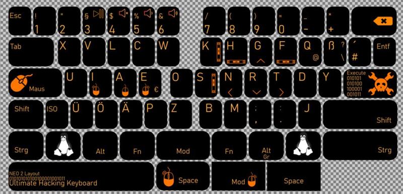 NEO2 Tasatatur aufkleber