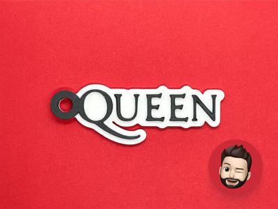 Bands Queen keychain