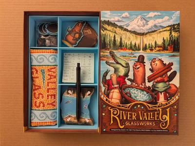 River Valley Glassworks Board Game Organizer   