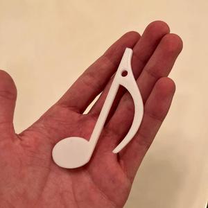 Eighth Note Music Ornament   