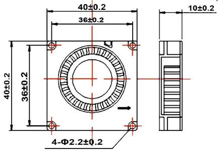 4010 - Blower fan face cover 