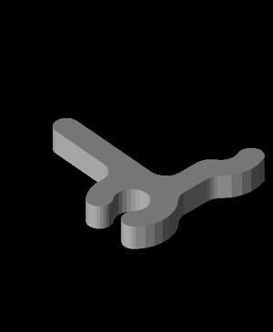 Wire shelving front hook