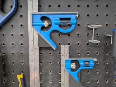 Combination Square Pegboard Holders