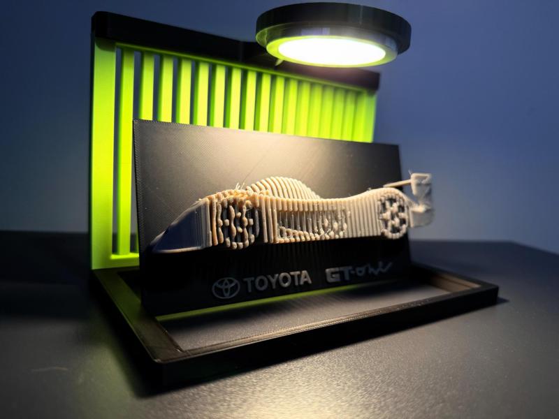 Toyota GT One - Vertically Layered Car Art