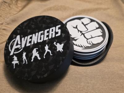 Marvel Avengers series coaster set