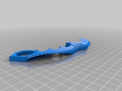Bic lighter Karambit holder