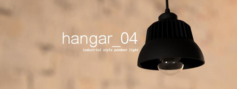 hangar_04 Industrial Styled Hanging Lamp