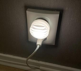 IKEA morkradd night light cover