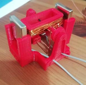 Detalles del motor eléctrico con imanes de neodimio