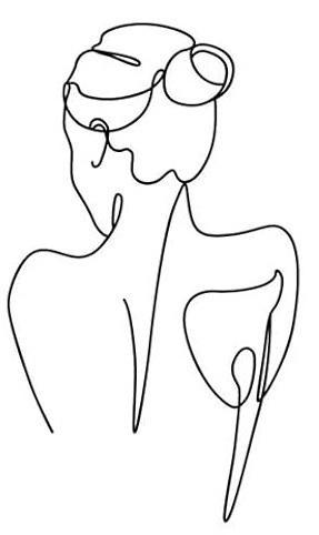 Woman Back Geometric