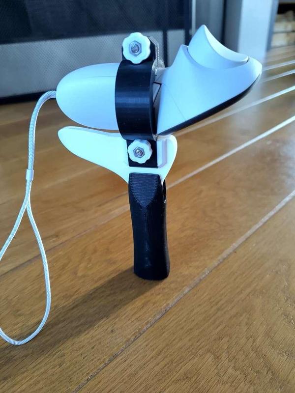 the "NicoJ Flip" table tennis adapter for Quest 3