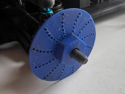 Drilled break disc