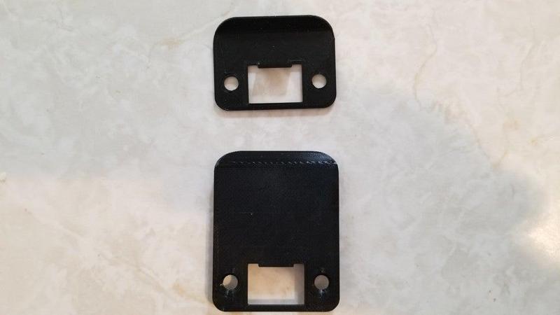 Strike Plate (Parametric - Fusion 360)