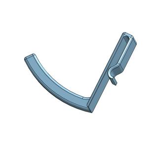 Hooks - for metal shelf
