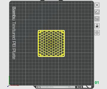 80mm fan grille