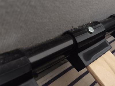 Bed base slat support
