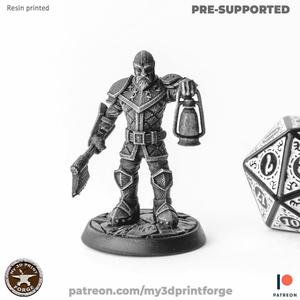 Human Militia with Lantern