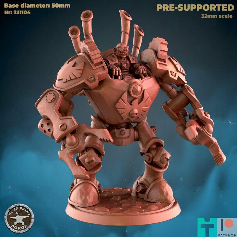 Gnome Leader on Robot