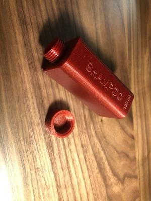 100mL airplane travel bottle