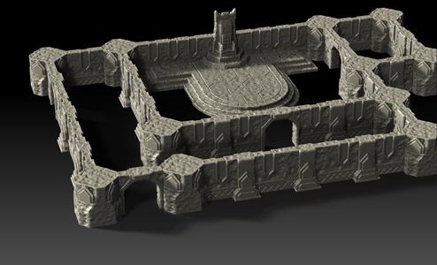 Dwarves Dungeon set - modular tiles