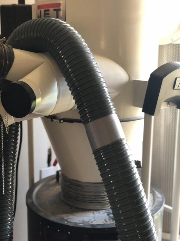 4" to 4" Dust Collector Hose Connector
