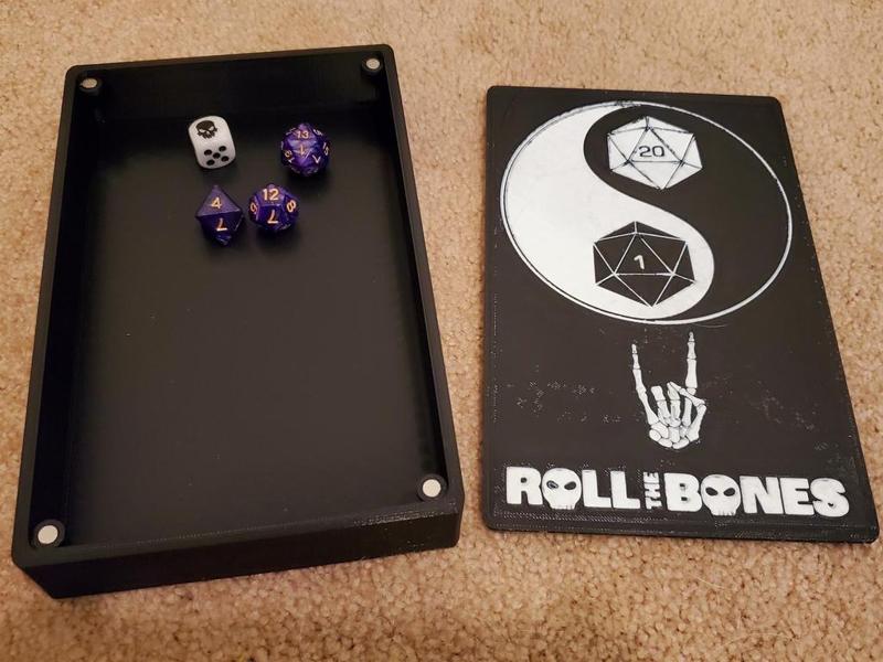 Rectangle RPG Dice Tray and Holder