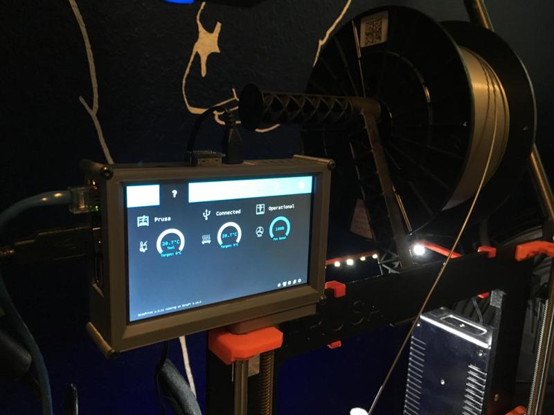 5" touch screen Prusa MK3S mount