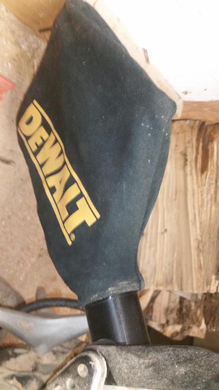 Dewalt Dust Bag Connector Part