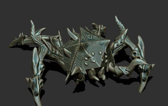 Spider dice - 6d20