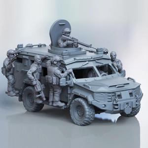 Bearcat  Swat car with crew x11