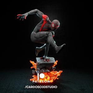 Miles morales spider man 1/6 statue