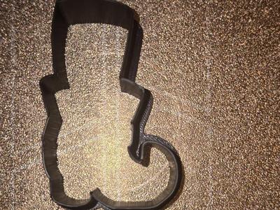 Witch foot cookie cutter