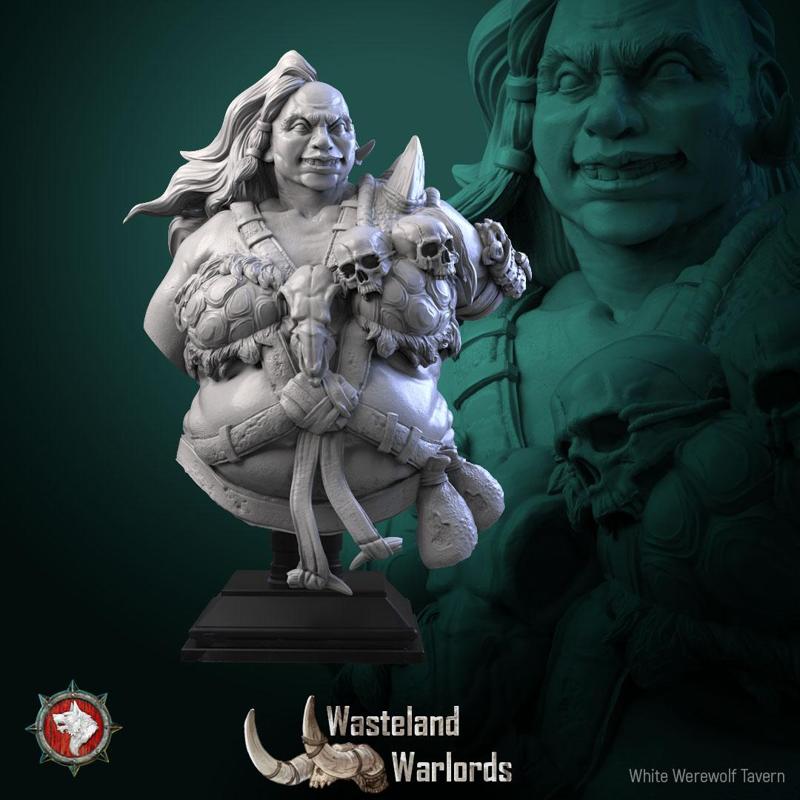 Bloody Bitbat bust pre-supported