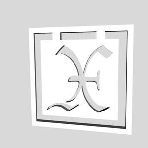 Alphabet Monogram Bookmarks Letter X