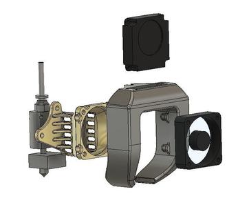 EZ-PZ Parts Cooler For Ender3 (&Others) - *Stock Fan Version*