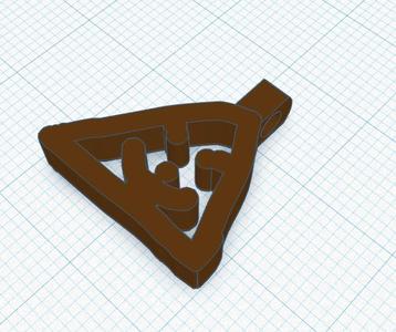 my first design (poop emoji necklace)