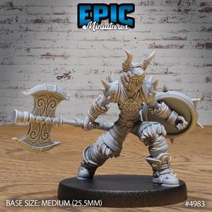 Young Barbarian Rage ‧ DnD Miniature ‧ Tabletop Miniatures ‧ Gaming Monster ‧ 3D Model ‧ RPG ‧ DnDminis ‧ STL FILE