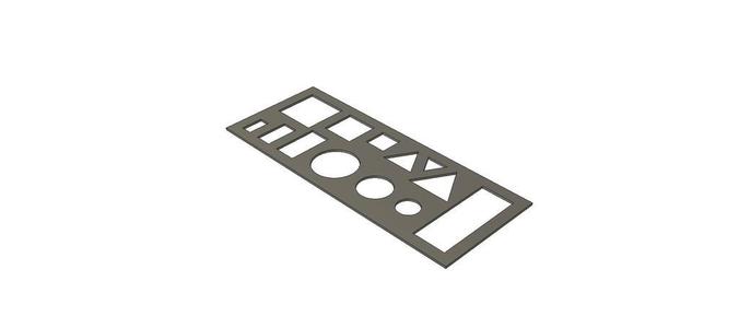 Geometry stencil / Geometrieschablone / Homeschooling